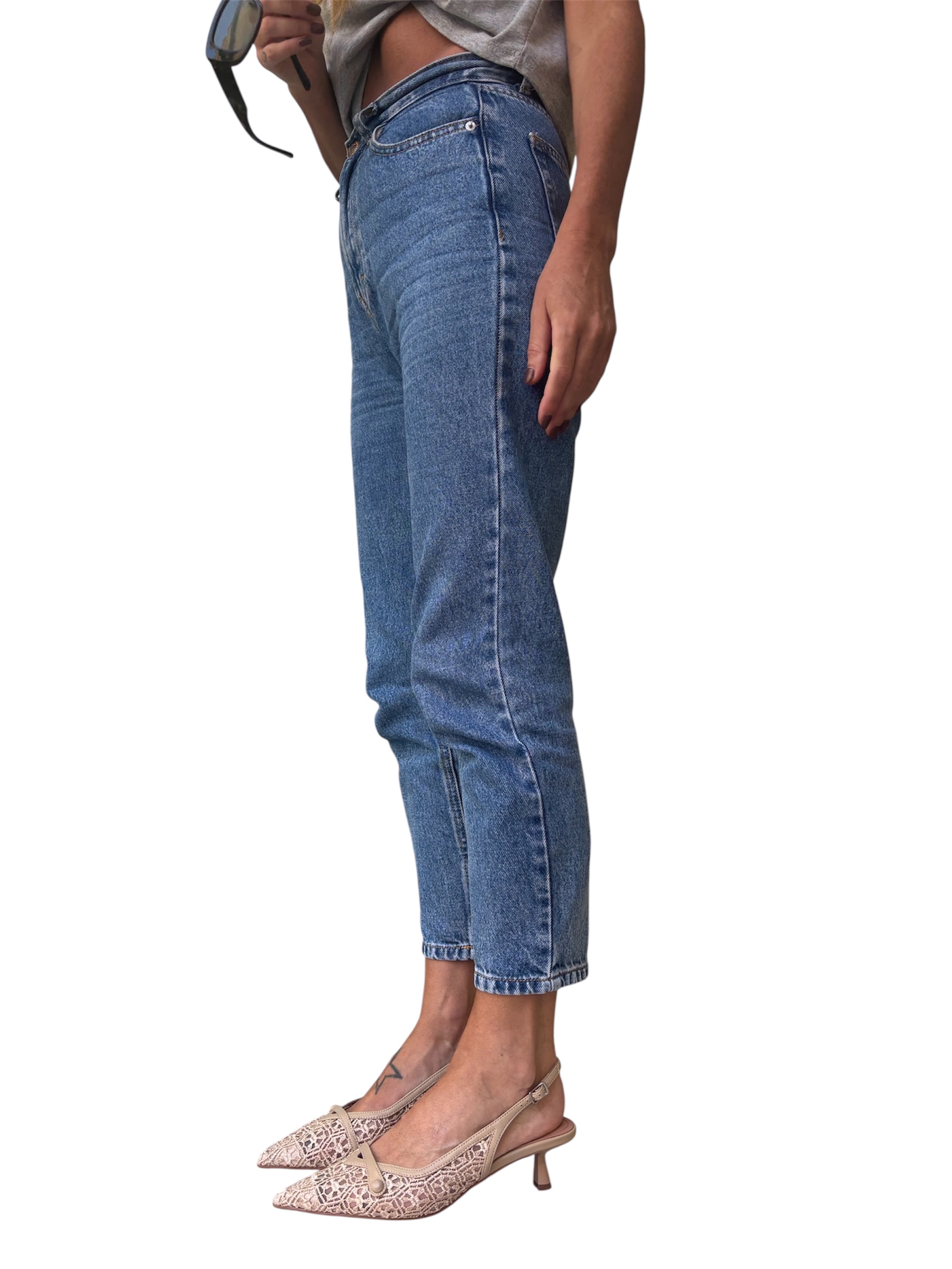 Slingback Ricamata