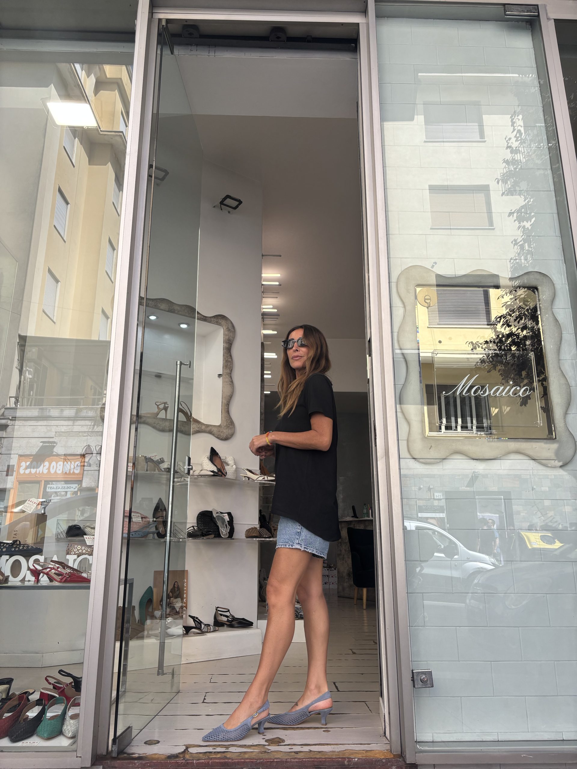Slingback camoscio traforato - immagine 3