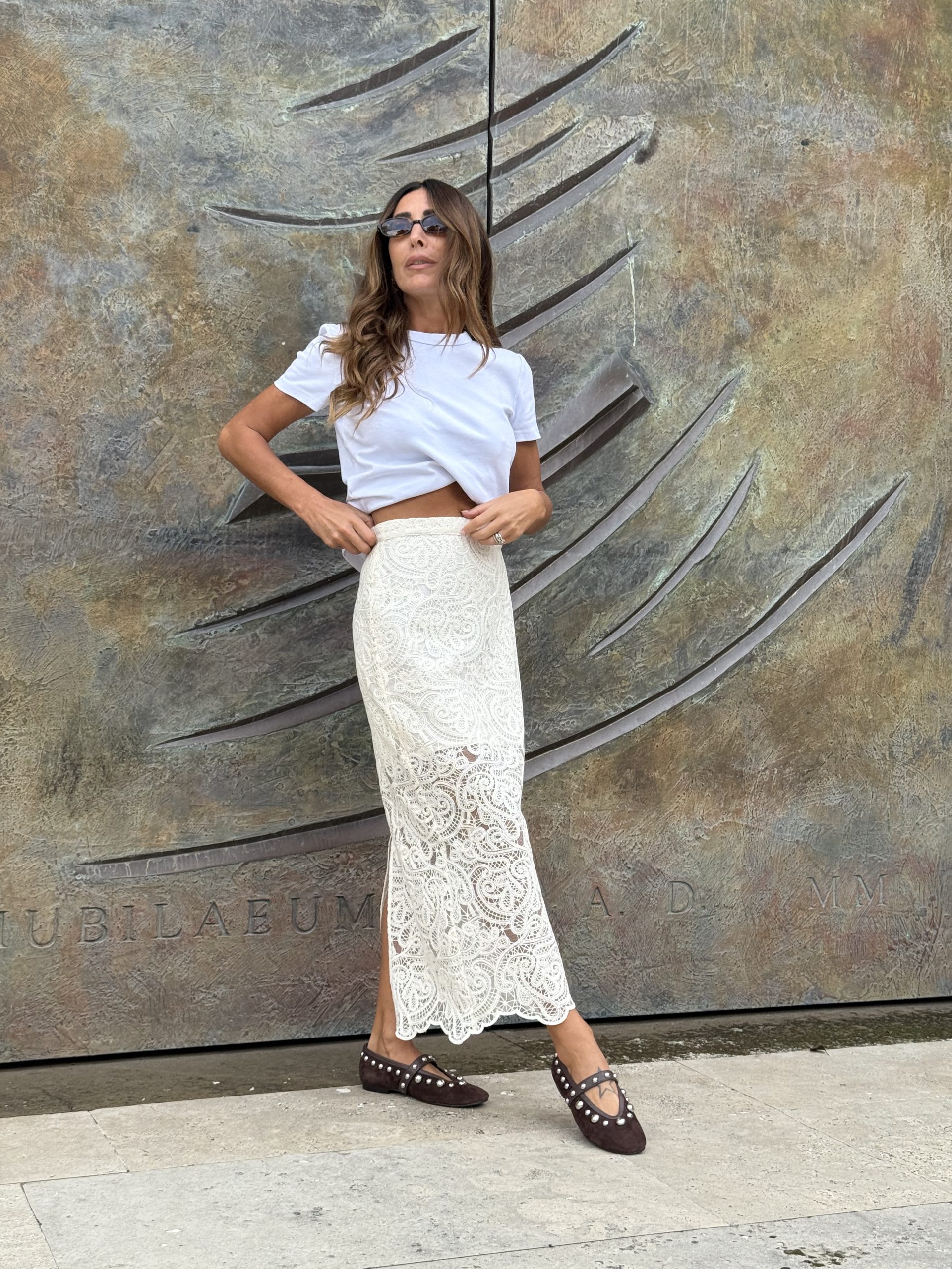 Ballerina in camoscio testa di Moro – Mosaico Calzature Roma