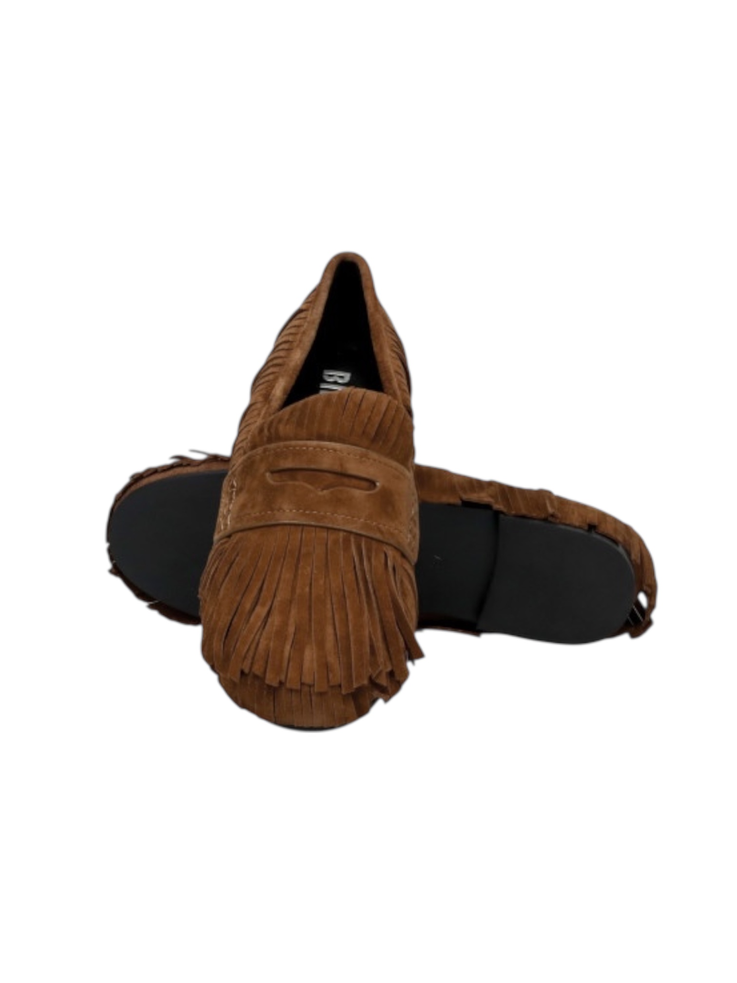 Mocassino frange in suede - immagine 4