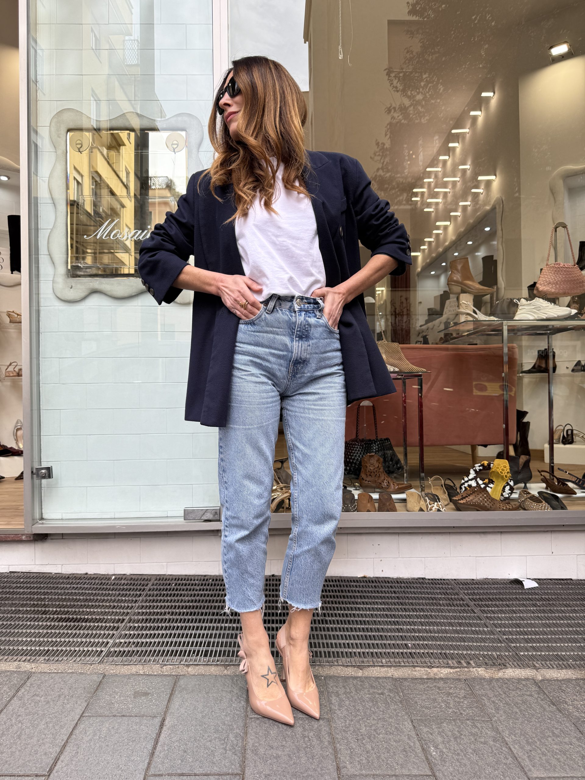 Slingback Nude tacco alto - immagine 6