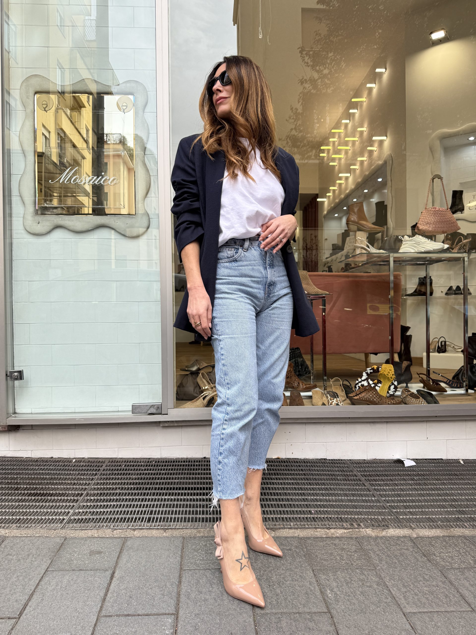 Slingback Nude tacco alto - immagine 5