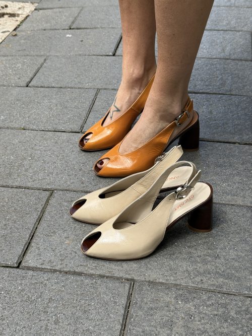 Slingback open toe