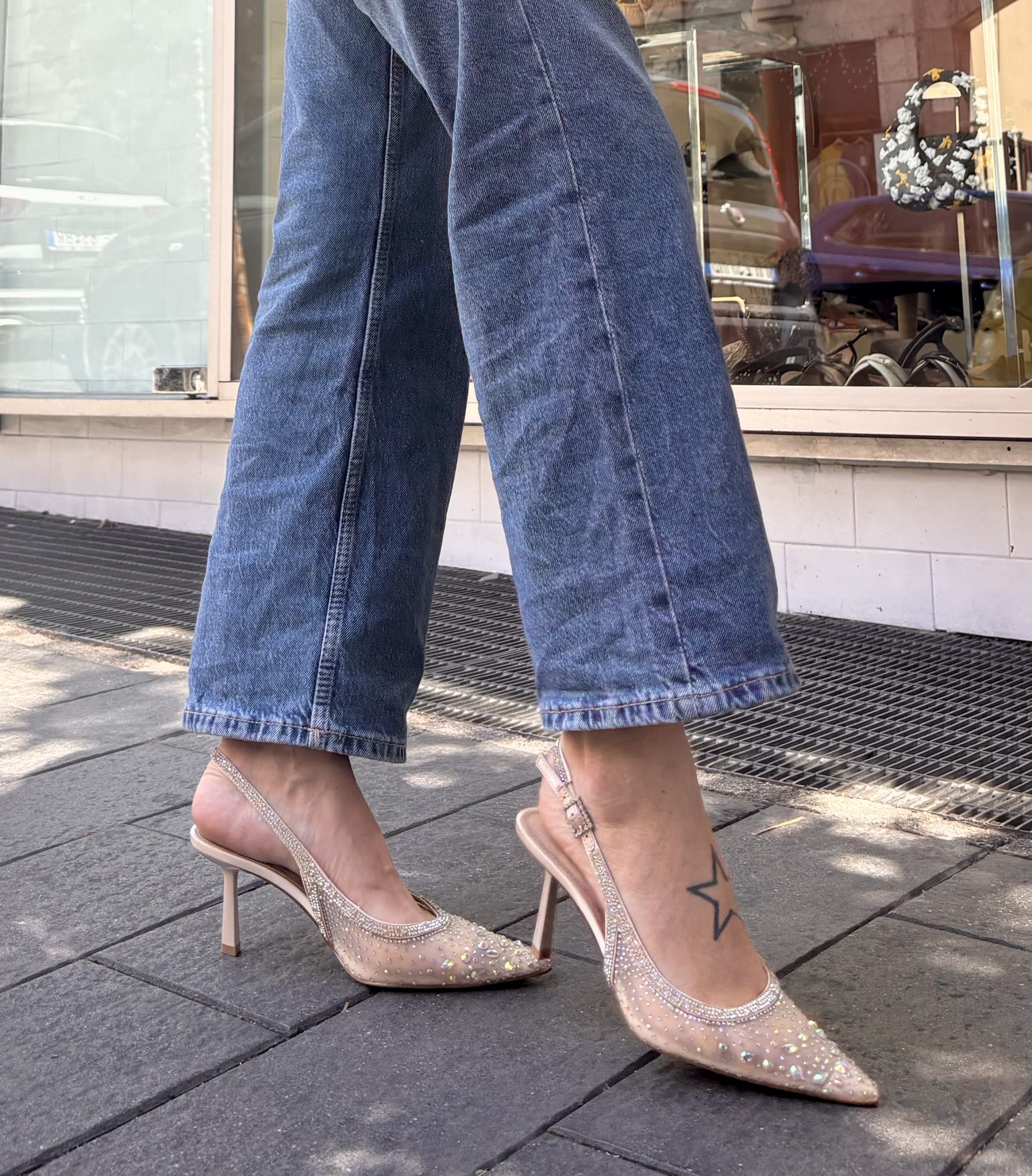 Slingback strass - immagine 3
