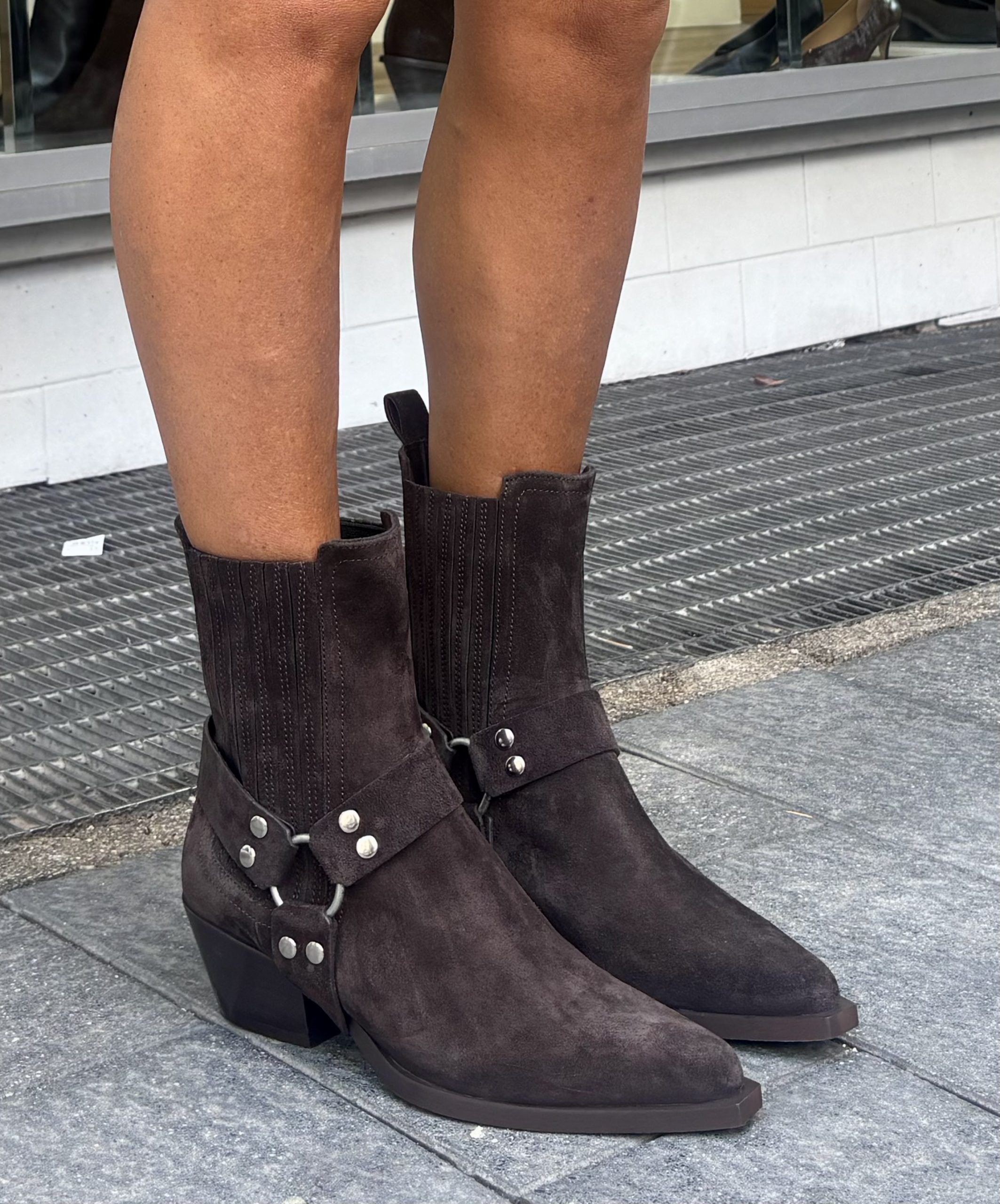 Texano con fibbia decorativa estraibile
