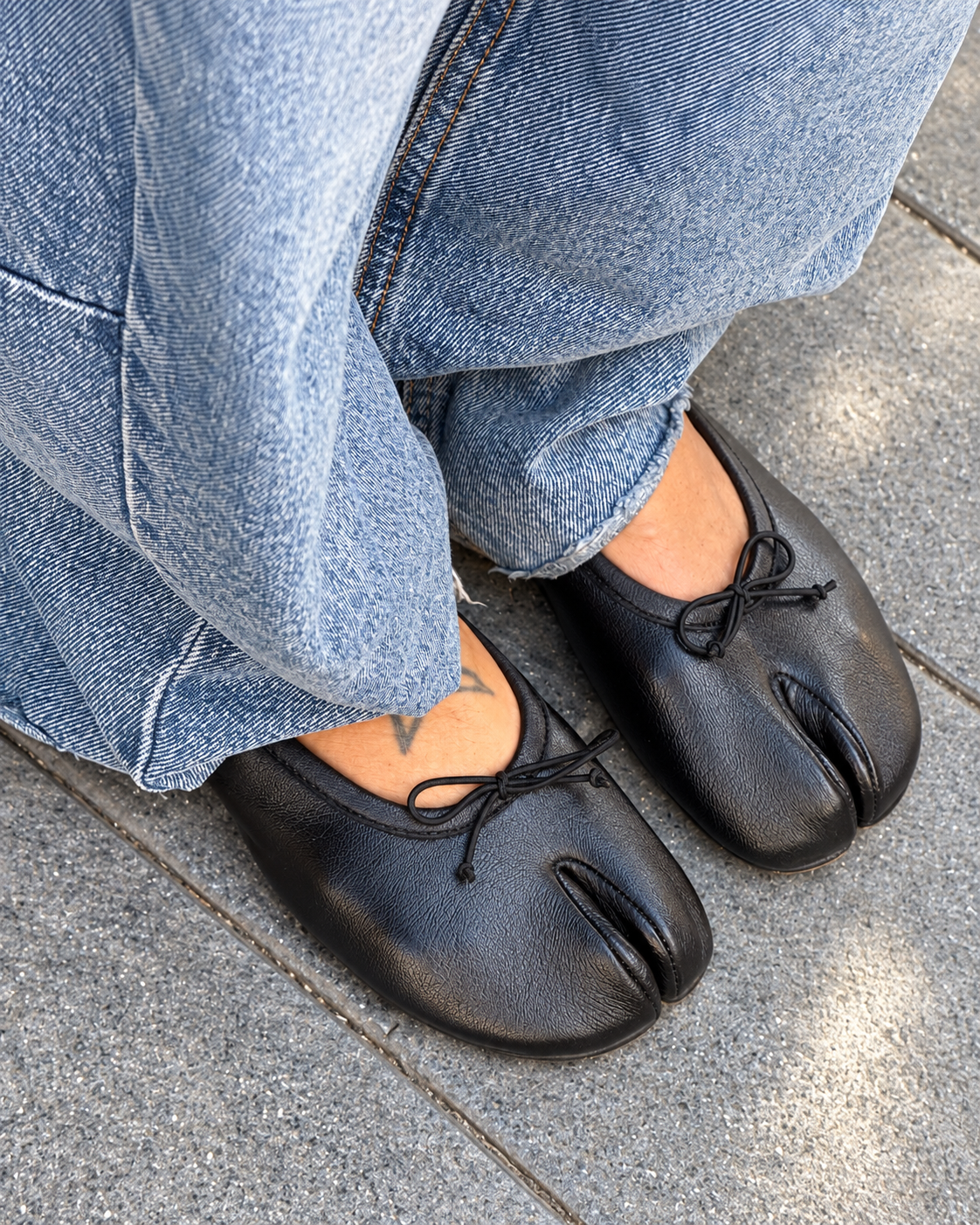 Ballerina stile Tabi Flat